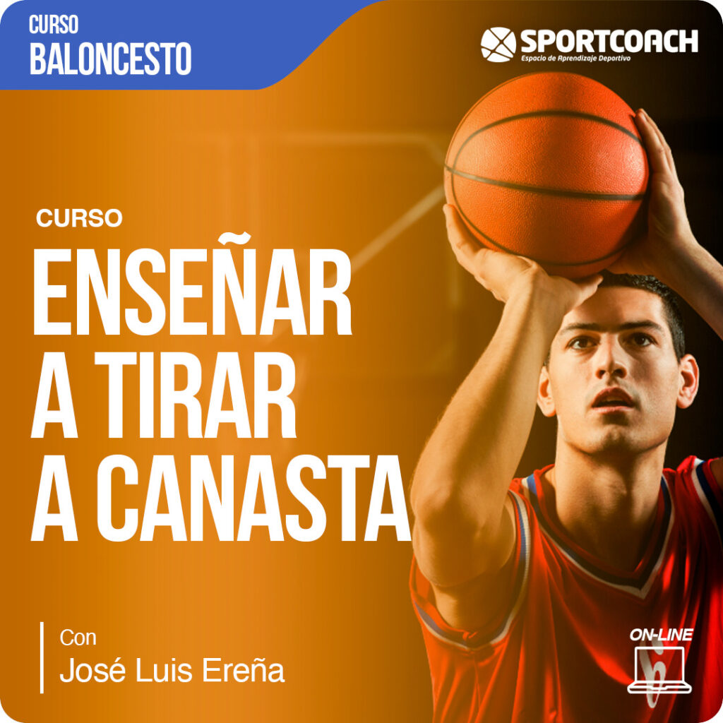 Enseñar tirar a canasta en baloncesto