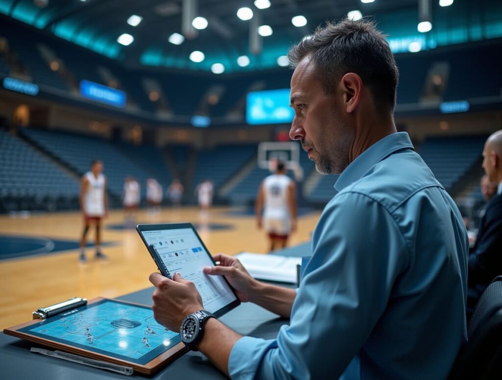 entrenador ayudante de baloncesto