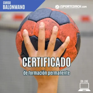 Certificado del Curso Gratuito de Balonmano